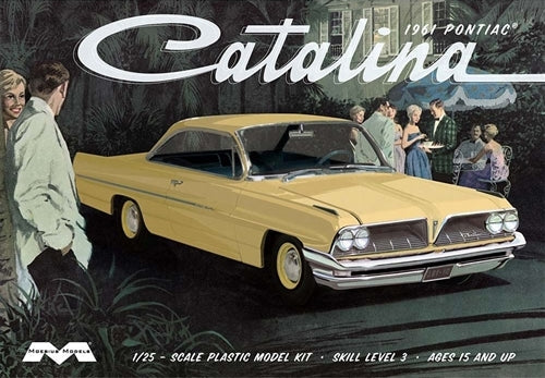 Moebius Models 1217 1961 Pontiac Catalina 1/25 Plastic Model Kit NIB