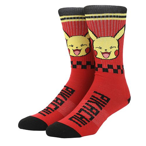 Pokemon Pikachu Smile Crew Socks