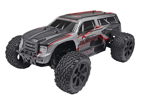 Redcat Racing Blackout XTE 1/10 Scale Electric Brushed 4x4 2.4GHz Monster Truck Silver SUV RTR