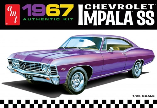 AMT 1967 Chevrolet Impala SS 1:25 Plastic Model Kit (Level 2)