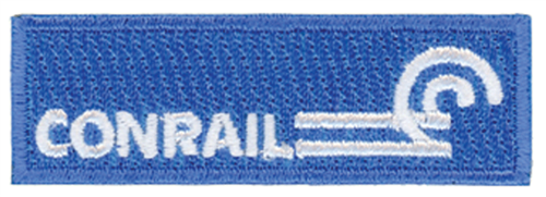 Sundance Marketing Conrail CR Cloth Railroad Patch Blue White