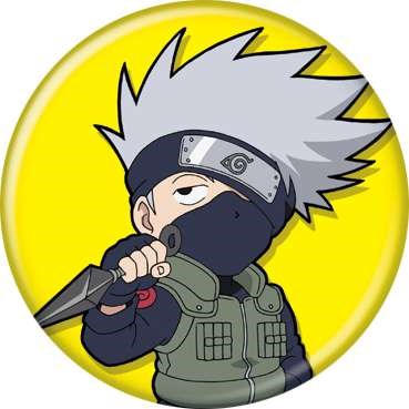 Naruto Chibi Kakashi Button