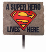 Superman Garden Stake