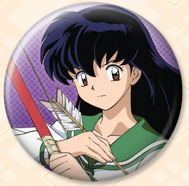 Inuyasha Kagome Button