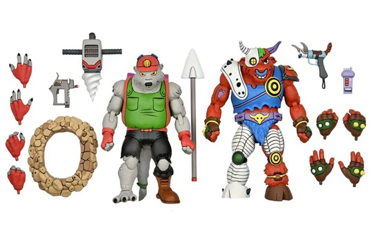 TMNT Cartoon - Dirtbag & Groundchuck 2pk Action Figures