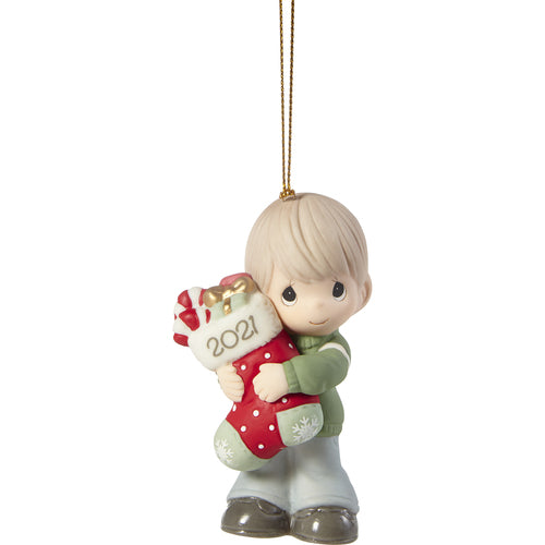 2021 Boy Precious Moments Ornament