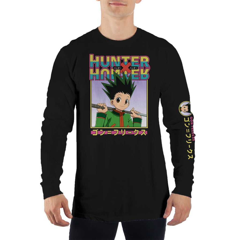 Hunter x Hunter Gon Freecss Black Long Sleeve Tee