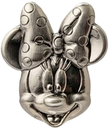 Minnie Head Pewter Lapel Pin