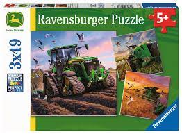 Seasons of John Deer 3x49pc Puzzles