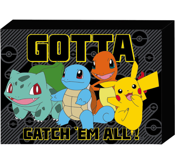 Pokemon Starters Gotta Catch'em All 5"x7" Box Wall Art