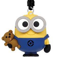 Minions Bob with Teddy 3D Bag Clip