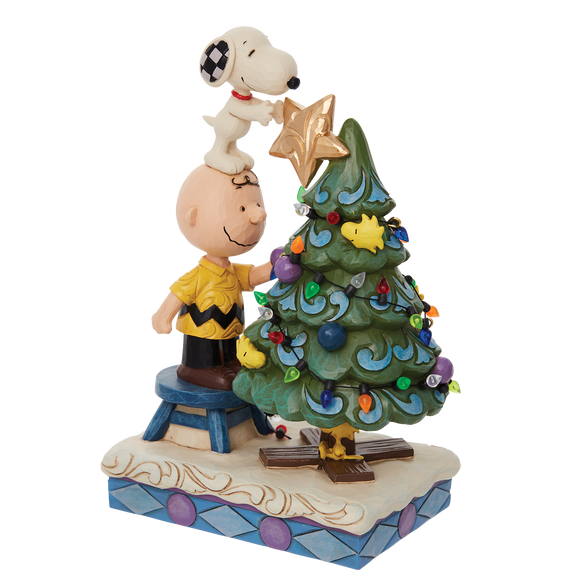 Peanuts Charlie Brown & Snoopy 'Finishing Touches' Jim Shore – Cartoon ...