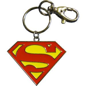 Superman Logo Metal Keychain