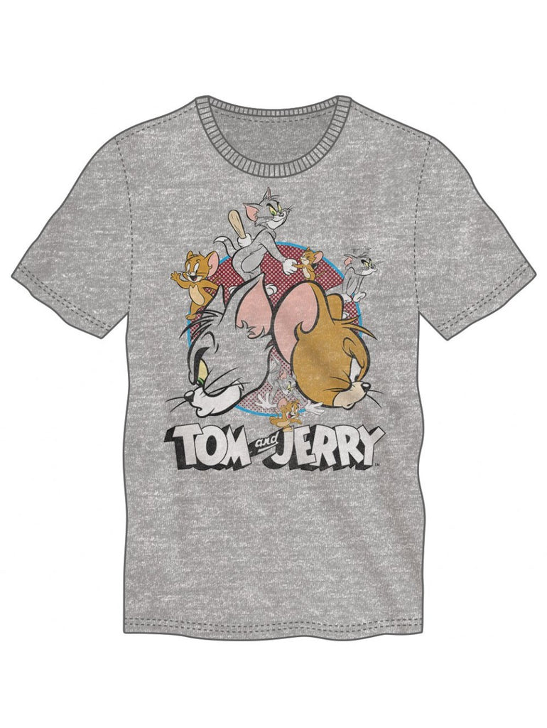 Tom & Jerry Grey Tee