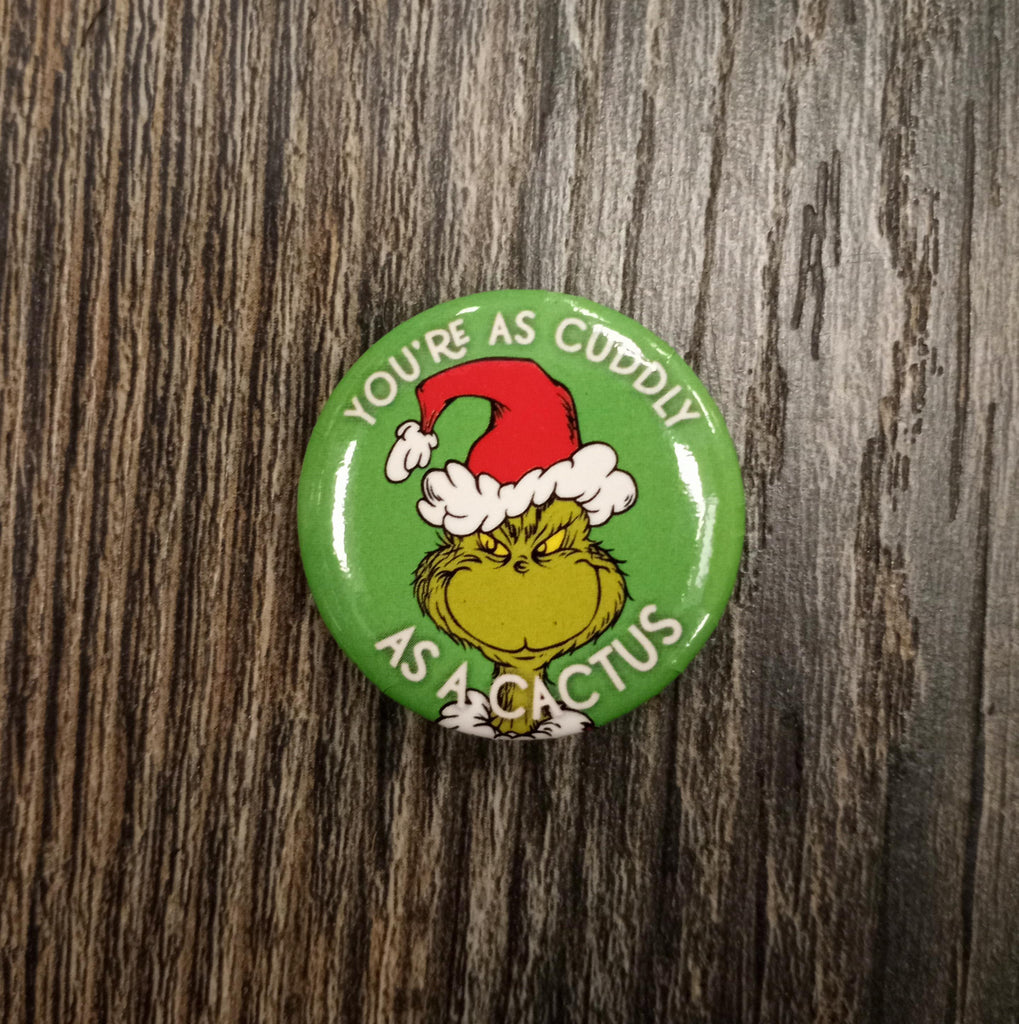 Grinch Bucket O Buttons