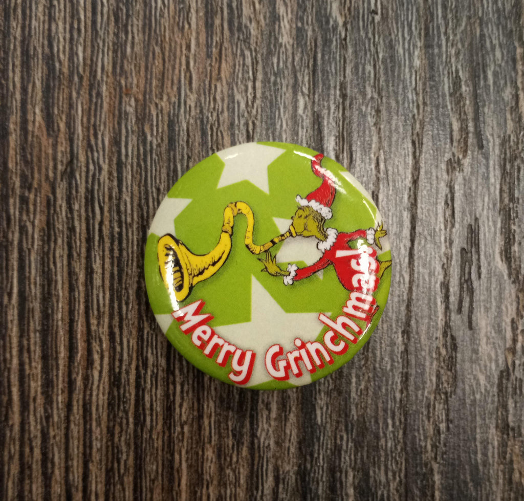 Grinch Bucket O Buttons