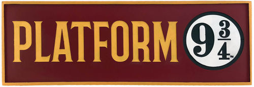 Harry Potter 9 3/4 Desk Sign