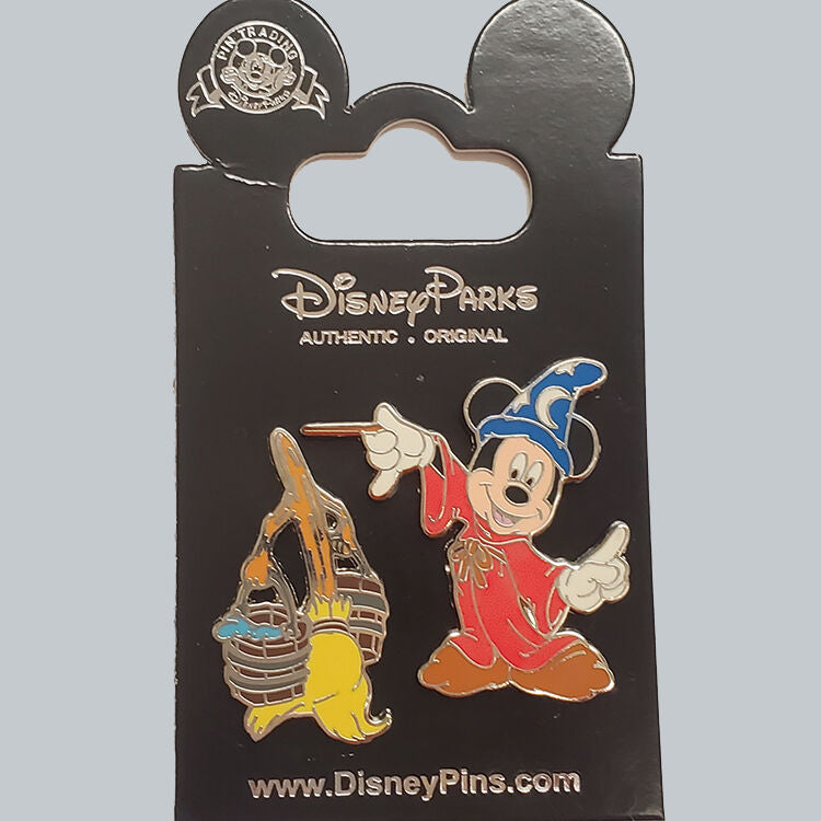 Fantasia Mickey 2pk Enamel Pin