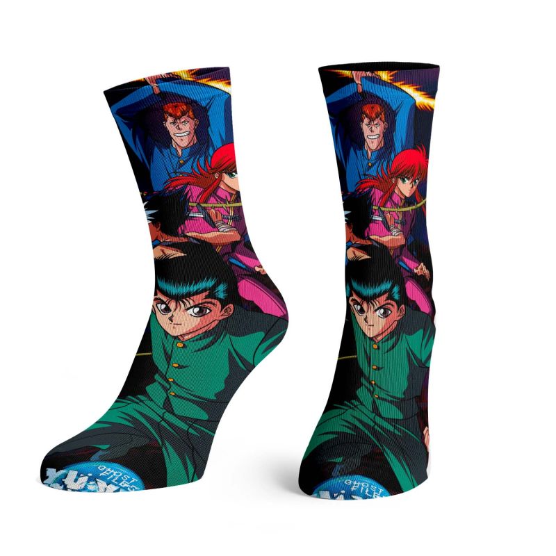 Yu Yu Hakusho - Yusuke and Friends Sublimated Socks