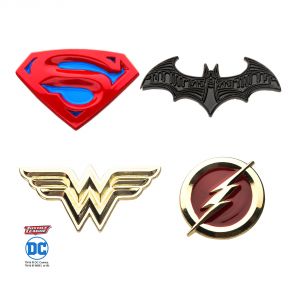 Justice League 4pk Lapel Pin Set