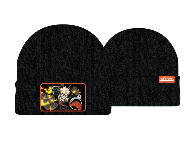 My Hero Academia Bakugo Cuff Patch Beanie