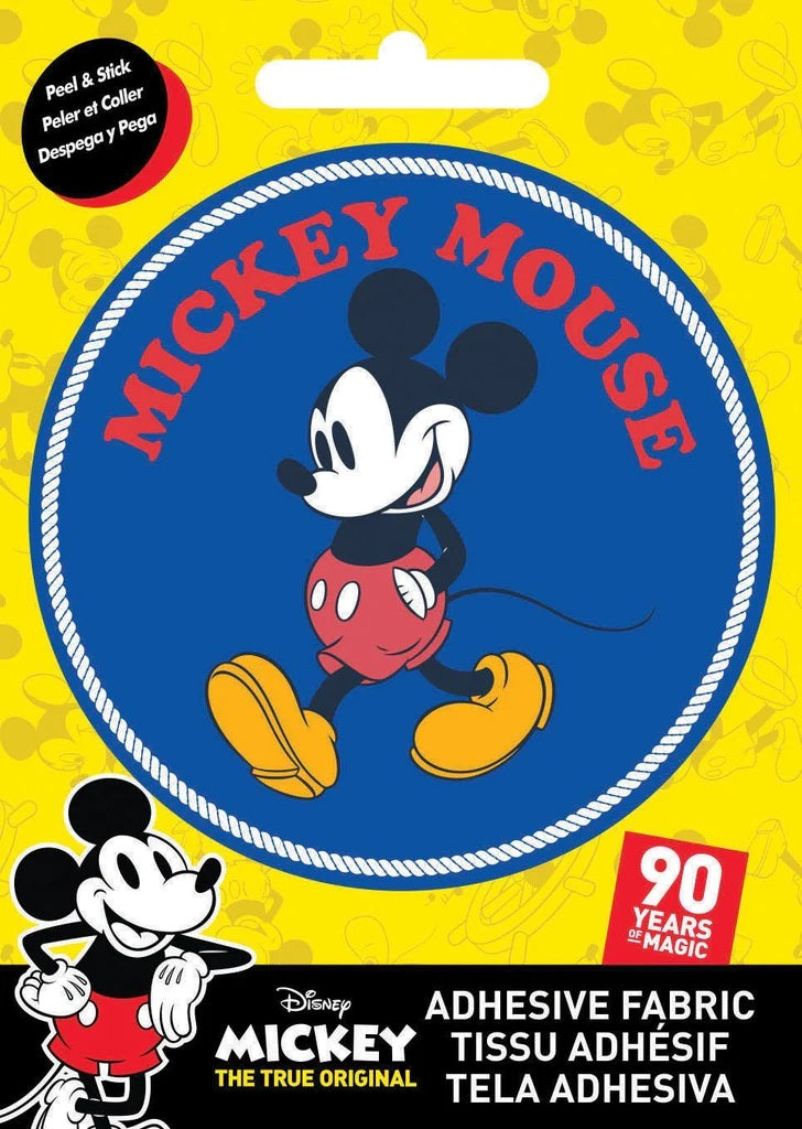 Ad-Fab - Disney Mickey Mouse 3" Adhesive Fabric Badge