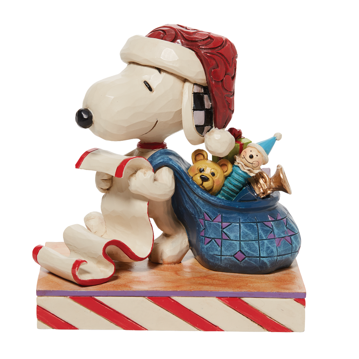 Peanuts Santa Snoopy 'Checking it Twice' Jim Shore – Cartoon Kingdom