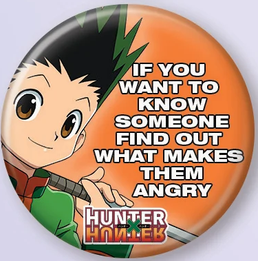 Hunter x Hunter Gon Angry Button